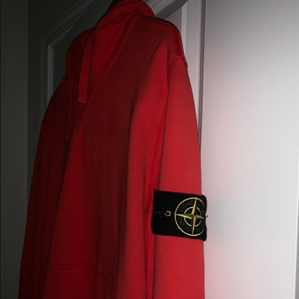Stone island brand hoodie